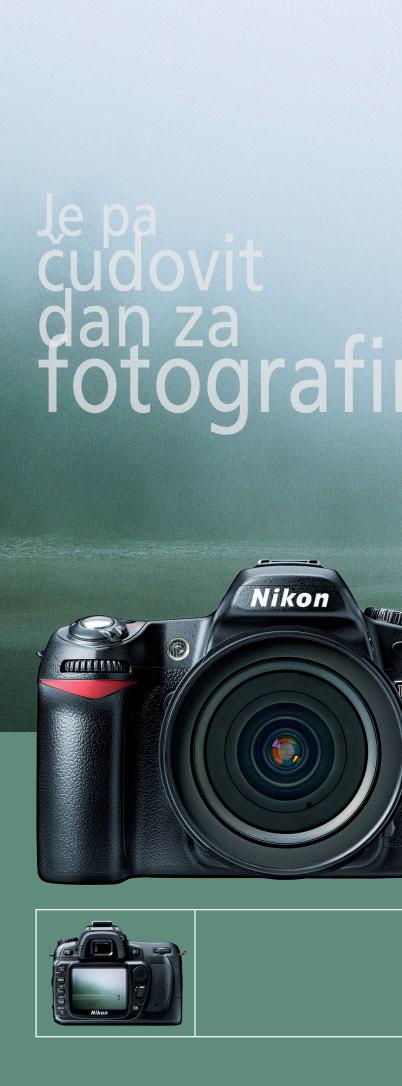 Nikon D40 Nikon se vse bolj obraëu tudi k tistim fotografom, ki si æele vstopiti iz kompaktnega sveta digitalnih fotokamer med uporabnike zrcalno refleksnih. Naredili pa so zanimiv pristop.