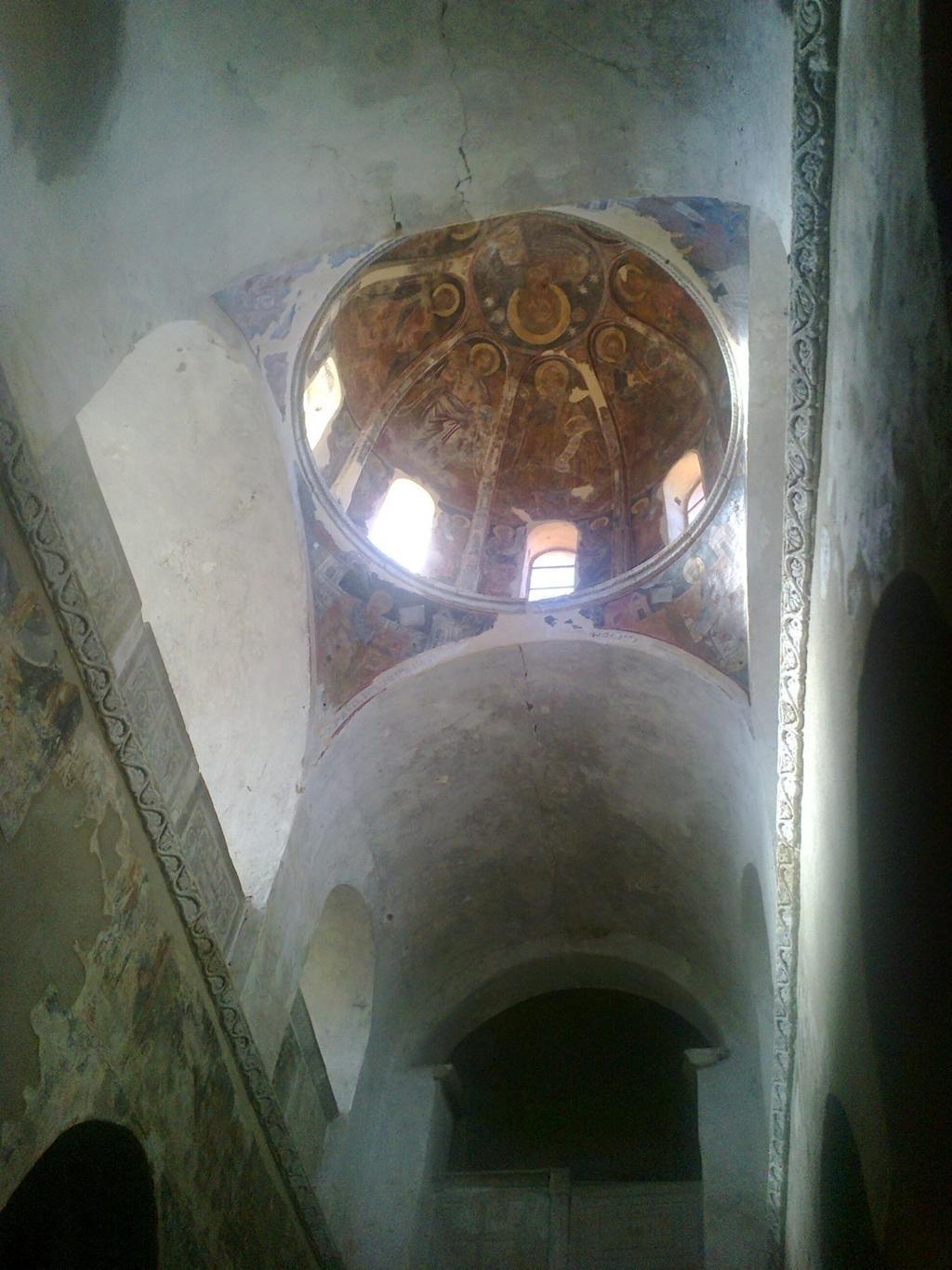 Βυζαντινή θολοδομία - Ο τρούλος της Μητρόπολης του Μυστρά Πηγή εικόνας: Γαλανού Κατερίνα (2013), «Η αρχιτεκτονική