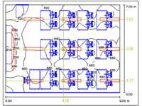 8. Izdelava načrtov razsvetljave Na podlagi izbranih parametrov izdelamo načrt razsvetljave, ki vsebuje: tlorise razsvetljave; karakteristične prereze. EIR: Projektiranje notranje razsvetljave 67 8a.