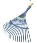 Η7000/00049 Σκούπα για φύλλα με 21 δόντια Leaf rake with 21 fix tines τιμή:14,50 Η7001/00009 Στυλιάρι,