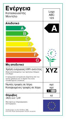 3 Εξοικονόμηση Ενέργειας Ενεργειακή σήμανση 3.