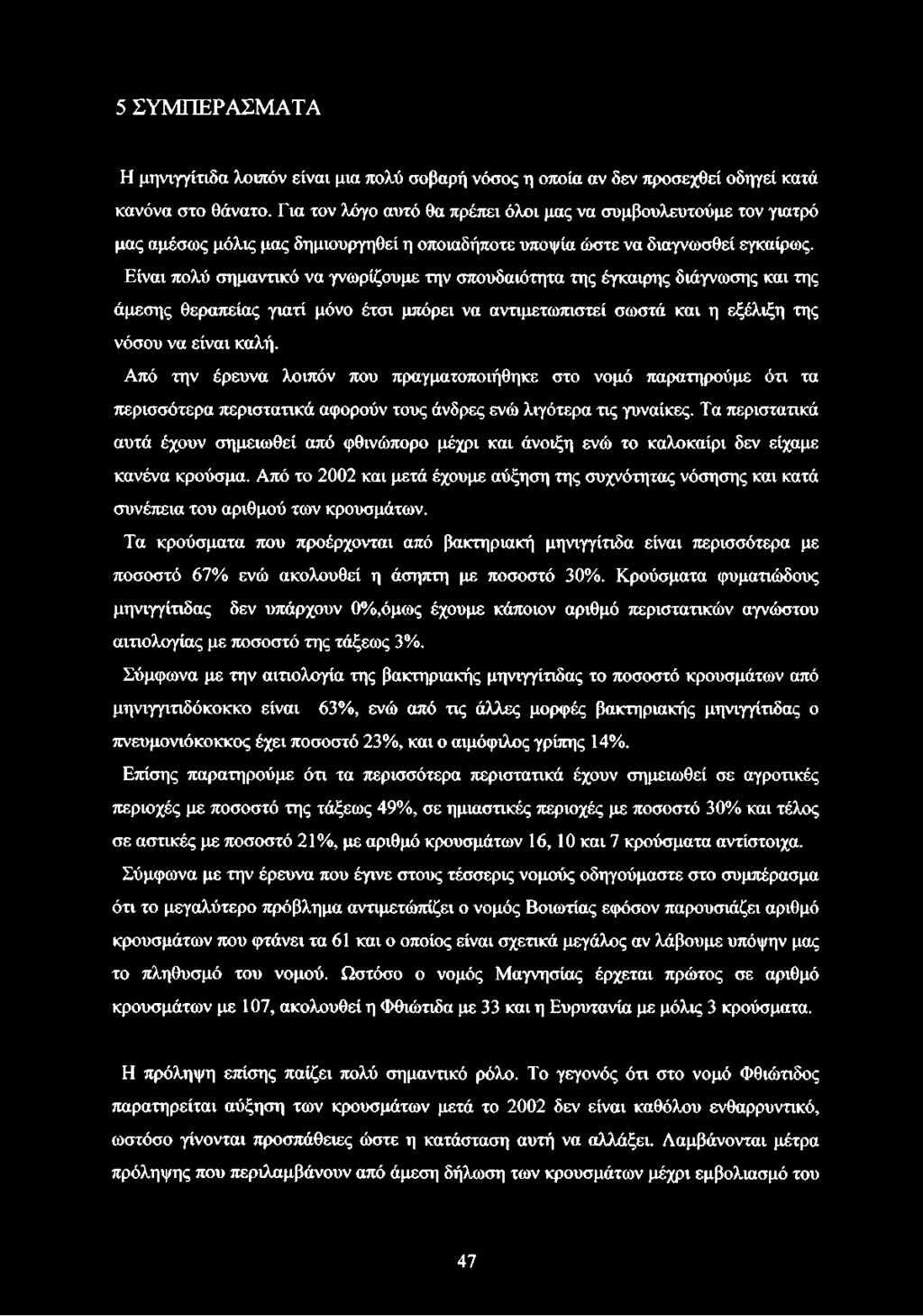 Είναι πολύ σημαντικό να γνωρίζουμε την σπουδαιότητα της έγκαιρης διάγνωσης και της άμεσης θεραπείας γιατί μόνο έτσι μπόρει να αντιμετωπιστεί σωστά και η εξέλιξη της νόσου να είναι καλή.