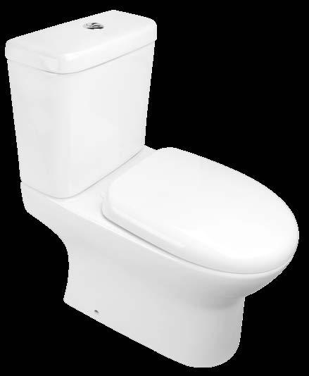 P-Trap, S-Trap Tank and dual flush cistern fittings Soft close toilet seat Excellent detailed design Άριστο φινίρισμα και αισθητική Μεγαλύτερη αντοχή στο χρόνο λόγω έξτρα