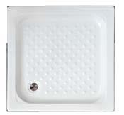 Square slim shower tray 700 700 700mm 120 Ø65 120 110,00 Ντουσιέρα