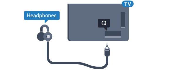 17 Χρησιμοποιήστε ένα καλώδιο HDMI για να συνδέσετε τον υπολογιστή στην τηλεόραση. Ακουστικά Μπορείτε να συνδέσετε ακουστικά στην υποδοχή σύνδεσης στο πίσω μέρος της τηλεόρασης.