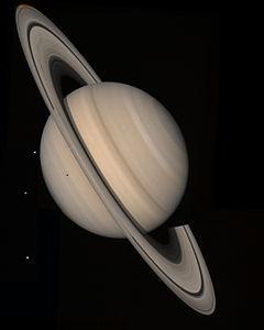Ο Κρόνος είναι ο έκτος πλανήτης σε σχέση με την απόστασή του από τον Ήλιο και ο δεύτερος μεγαλύτερος του Ηλιακού Συστήματος μετά τον Δία, με διάμετρο στον ισημερινό του
