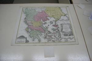 Archipelagus, in qua Mappa Macedonia, Albania, Epirus, Thessalia et Morea, cum circumjacentibus Insulis Corcyra, Cephalonia, Zacynthos, Stalimene, metelino,