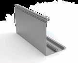 for 10 mm panel -1K64 Βάρος / Weight 460 gr/m Κωδικός Code Βασική σφήνα (PVC) Basic wedge