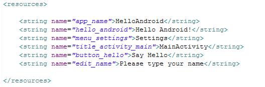 Αρχείο string resources (Παράδειγµα) ιάλεξη 4 Τµήµα Πληροφορικής