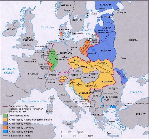Χάρτης 3 Η Ευρώπη μετά