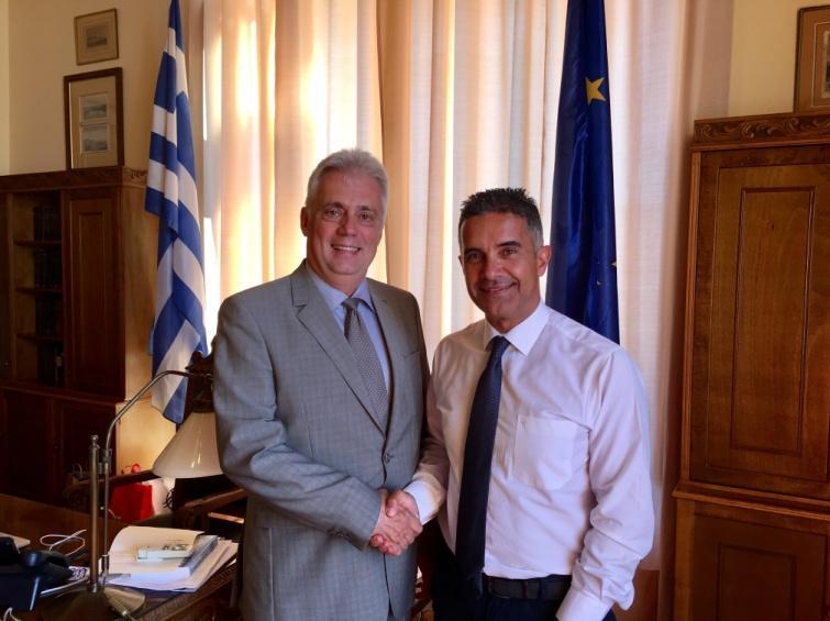 Σεπτέμβριος 2016 Η συνεργασία με τη Ρουμανική Πρεσβεία στους τομείς της τουριστικής ανάπτυξης και προβολής, του πολιτισμού και των επενδύσεων συζητήθηκε με τον Πρέσβη της Ρουμανίας στην Ελλάδα, κ.