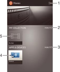 Ταινίες Πληροφορίες για την εφαρμογή «Ταινίες» Χρησιμοποιήστε την εφαρμογή «Ταινίες» για την αναπαραγωγή ταινιών και άλλου περιεχομένου βίντεο που έχετε αποθηκεύσει στη συσκευή σας.