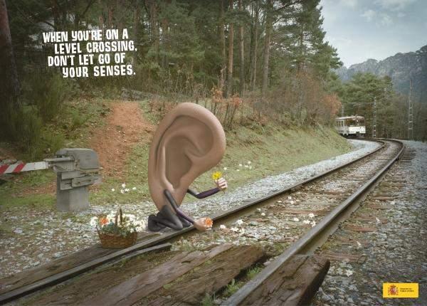 Εικόνα N: Εκστρατεία για την ευαισθητοποίηση του κοινού σε θέματα ασφαλείας στο σιδηροδρομικό δίκτυο. Πηγή: http://www.restrail.