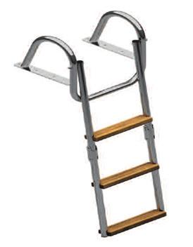 MARINE Boarding ladders 43-7021 Σκάλα µπάνιου συρταρωτή για πλατφόρµα, Boarding ladder, to be applied in platform, ύο σκαλοπάτια / Two steps: Tρία σκαλοπάτια / Three steps: Τέσσερα σκαλοπάτια / Four