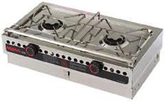 000W per hot plate Burning time: at maximum 4,5 hours Time to boil 1lt of water: 10 minutes Fuel tank: 1,2lt per hot plate Dimensions (WxHxD): 282x228x262 Accessories: gimbals, cutting board, kitchen
