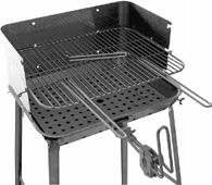 Barbeque with combals and holder for bulwark stanchion, 43-7503 Μπάρµπεκιου στρογγυλό µε καπάκι και
