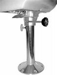 Footrest for seat support, Aluminium 1 2 43-7360 Κάθισµα πλαστικό Bucket Yachts man seat, plastic Mεντεσέδες καθισµάτων Hinges