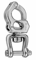 , Ανοξείδωτος AISI 316 Swivel shackle, Wichard H.R., L105 L135 Όριο θραύσης / B.L. (kg): 4.