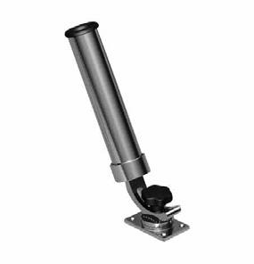 Fishing rod holder with adjustable