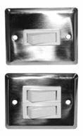Ανοξείδωτος AISI 316 Switch single or double, 42-4561 Πρίζα