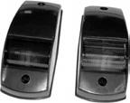 Navigation lights, green and red colour (pair), Scm,