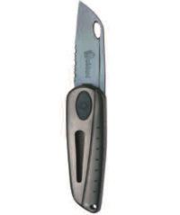 Steel handle, blade and shackle key and cork screw, Wichard 42-1900 / 10083 Σουγιάς µε µονή λεπίδα,