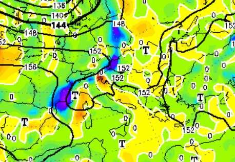 (prefrontal convection) που διακρίνονται στο ορατό κανάλι (µαύρη έλλειψη την εικόνα 102β).