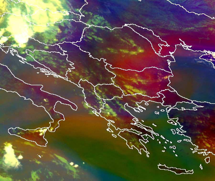 A 10:00 10:30 α) β) 11:00 11:30 Ζ Ε Γ A γ) δ) Ζ Ε A Γ 12:00 13:00 ε) στ) Εικόνα 115: Αέριες µάζες στις 29