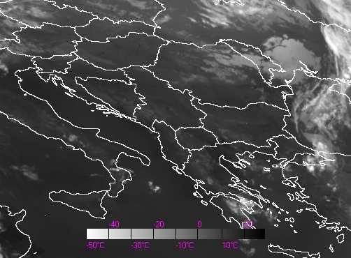 ενδιαφέροντος (λευκό τετράγωνο) βρίσκεται στο µπροστινό τµήµα µιας ράχης και η θερµοκρασία είναι -10 µε