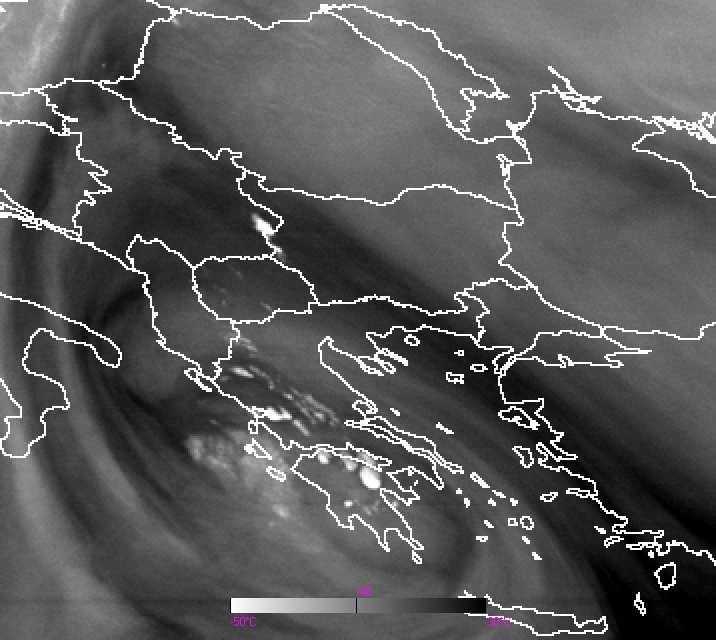 Στις 13:00 UTC (εικόνα 141στ) τα κύτταρα στις περιοχές Α,, Γ,, Ζ έχουν αναπτυχθεί τόσο πολύ που έχουν ενωθεί ενώ ταυτόχρονα νέα κύτταρα αναπτύσσονται στις περιοχές Ε, Η, Θ που βρίσκονται σε ξηρές
