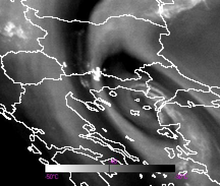 Τέλος όπως φαίνεται στις εικόνες 57ι και κ στις 14:00 και 15:00 UTC αντίστοιχα αναπτύσσονται νέα κύτταρα σε σχετικά ξηρές περιοχές ( 2,