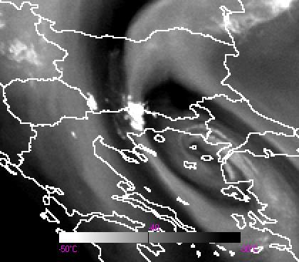 Όπως φαίνεται µε µπλε αριθµούς στην εικόνα 57α οι θερµοκρασίες λαµπρότητας στο κανάλι στα 6.