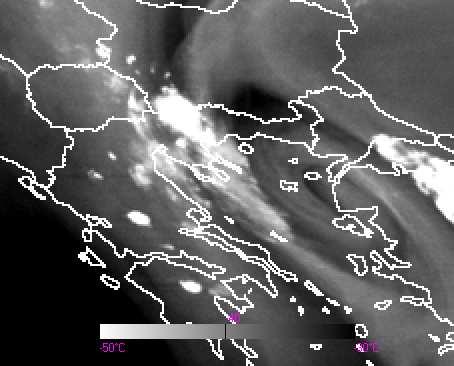 εικόνες στο κανάλι υδρατµών µε κέντρο τα 7.