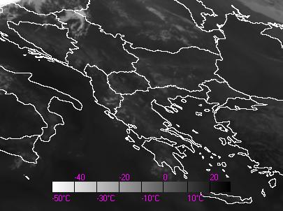 Στην ισοβαρική επιφάνεια των 850 mb η θερµοκρασία στις ίδιες περιοχές είναι 20 o C (µαύρο βέλος στην εικόνα 63β).