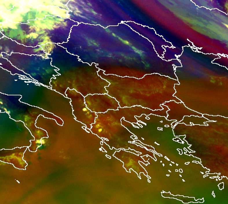 ανάπτυξη, γεγονός που οφείλεται κυρίως στην ολική έλλειψη υγρασίας στην µέση και κυρίως στην ανώτερη τροπόσφαιρα.