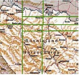 Point Quadtrees - Εισαγωγή City (Xval, Yval) Banja Luka (19, 45)
