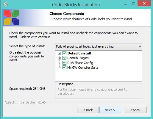 Από το Sourceforge.net επιλέγεται για να «κατέβει» το τρίτο αρχείο με όνομα codeblocks-13.