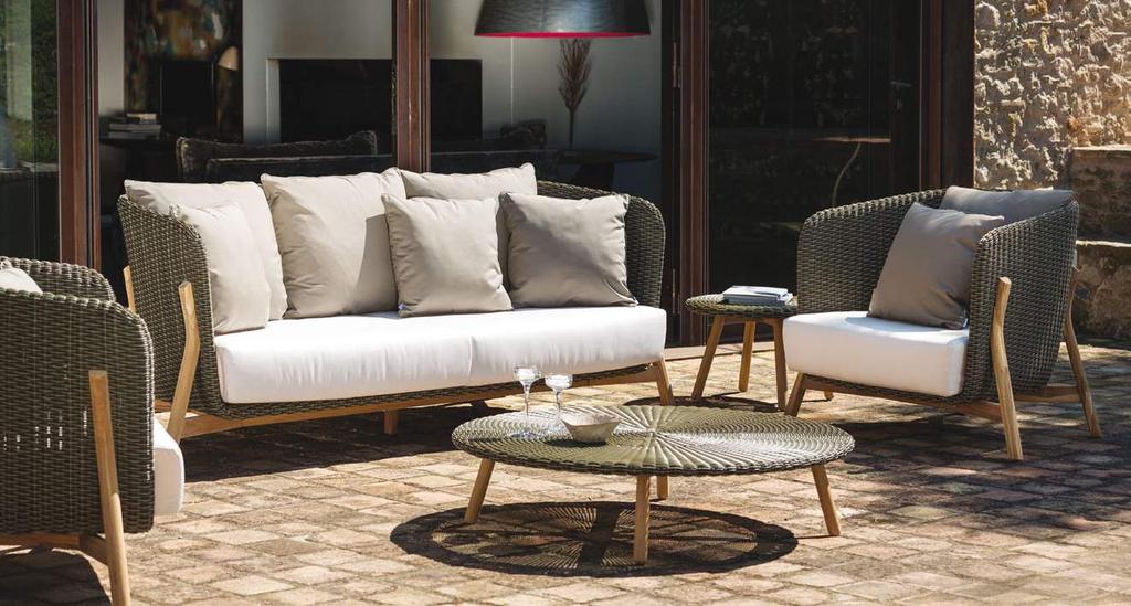 ROUND 10 # 3θέσιος καναπές ref. 76549 Πολυθρόνα ref. 76545 Coffee table ref. 76554 Coffee side table ref.
