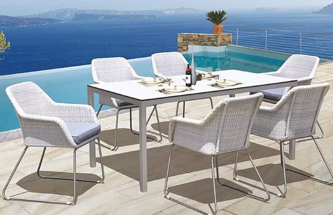 modi/canberra 138 # Πολυθρόνα ref. 1322016 Τραπέζι (τζάμι) ref. 72.550.008 Τραπέζι (τζάμι με σπρέι πέτρας) ref. 72.552.028 Τραπέζι (πέτρα) ref. 72.567.