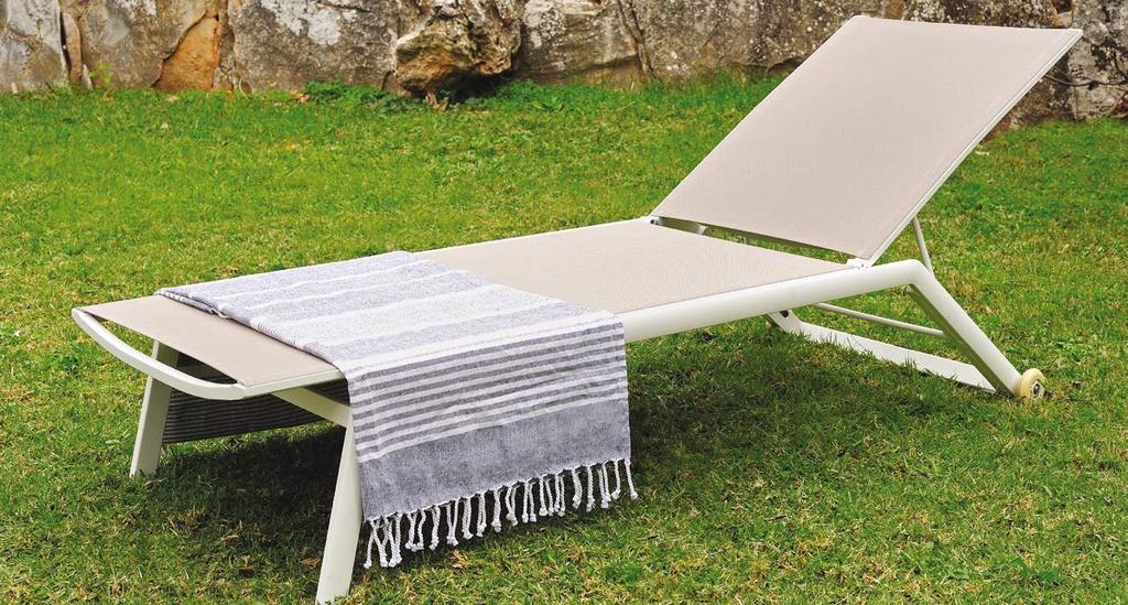 MIAMI Ξαπλώστρα ref. 1110056 Σκελετός αλουμινίου με πάχος 1.