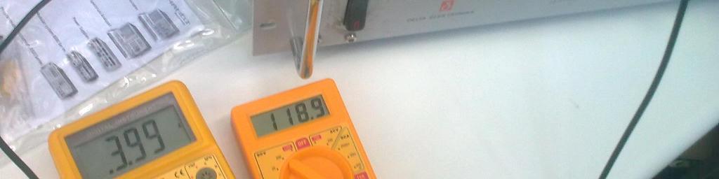 μετρητικά όργανα κατά την διάρκεια των