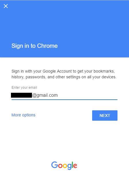 Για να δημιουργήσετε έναν εποπτευόμενο χρήστη πρέπει πρώτα να εισέλθετε (log in) στο Chrome μέσω του gmail σας.