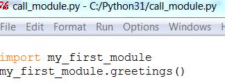 Παράδειγμα δθμιουργίασ και κλιςθσ module (2) Κάνουμε import του αρχείου ςτον shell ι