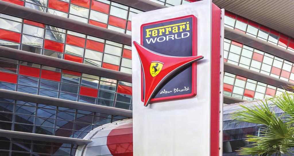 FERRARI WORLD YAS ISLAND TOUR ΑΔΡΕΝΑΛΙΝΗ ΚΑΙ ΔΙΑΣΚΕΔΑΣΗ Έναρξη: 09:30 Διάρκεια: 6 ώρες Αναχώρηση από το ξενοδοχείο μας με προορισμό τον κόσμο της Ferrari που βρίσκεται στο νησί Yas 25km έξω από την