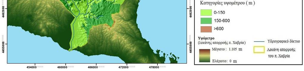 Β, στη λεκάνη απορροής του ποταµού Χαβρία. Figure 4.