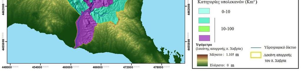 Β, στη λεκάνη απορροής του ποταµού Χαβρία. Figure 4.