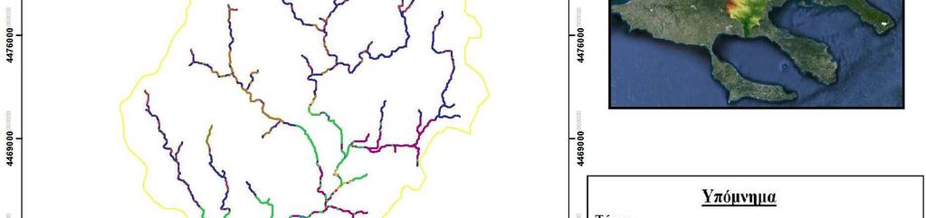 (Πίνακας 4.5.1). Πίνακας 4.5.1. Τύποι διαβαθµονόµησης στη λεκάνη απορροής του ποταµού Χαβρία. Table 4.5.1. Intercalibration types in the Chavrias river basin.