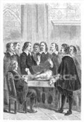 [3] Εικόνα 2: Σκίτσο από την έκδοση του 1628 της πραγματείας του Harvey που απεικονίζει το μονόδρομο σύστημα βαλβίδων στις φλέβες και το ρόλο του στην κυκλοφορία του αίματος.