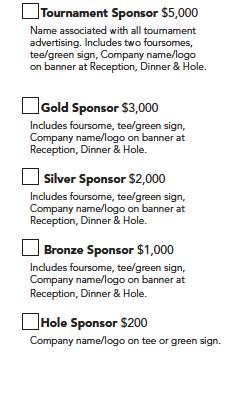 9 th Annual October 20, 2016 Wyncote Golf Club 50 Wyncote Drive, Oxford, PA 19363