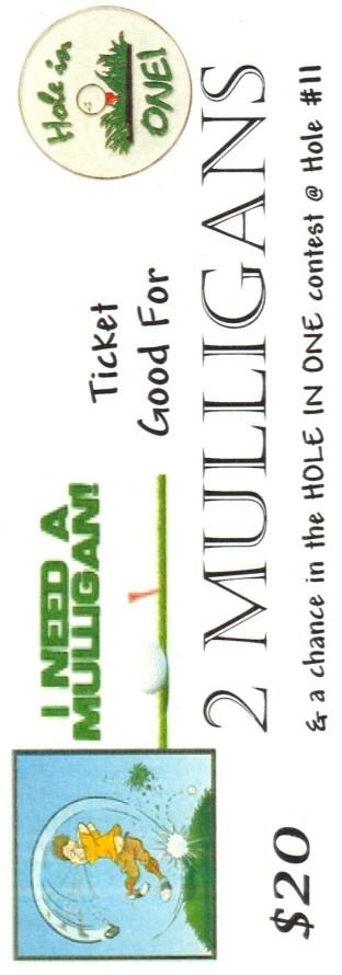 Includes two Foursomes, tee/green sign, Company name/logo on banner at Reception, Cook Out &